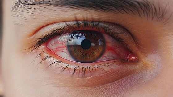 Ein gerötetes Auge. | © AdobeStock_1515853782