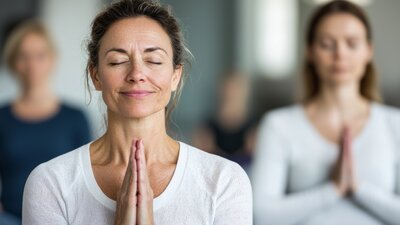 Frauen entspannen beim Yoga | © AdobeStock_154752466