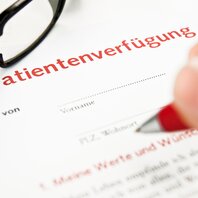 Detailaufnahme einer Patientenverfügung. | © AdobeStock-30520801